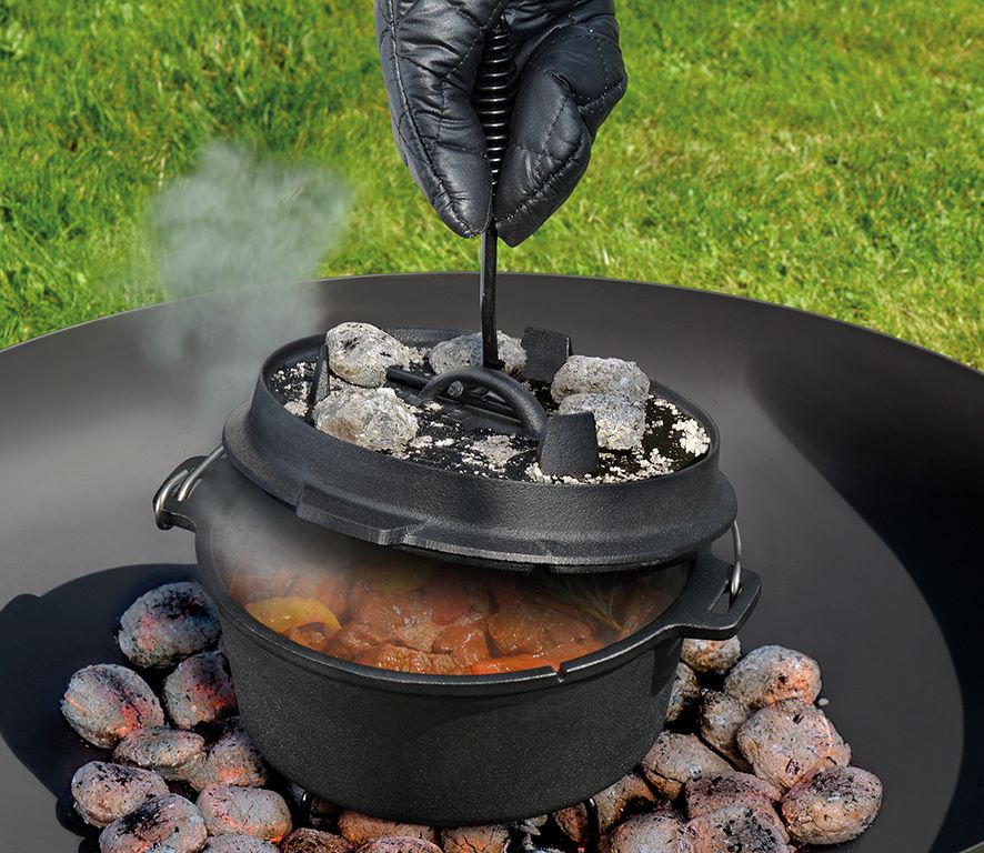 0306501024 DUTCH OVEN Holandská trouba 3,5 l litinový kotlík pro všestranné použití Kuchenprofi
